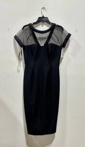 Maggy London Illusion Yoke Sheath Dress